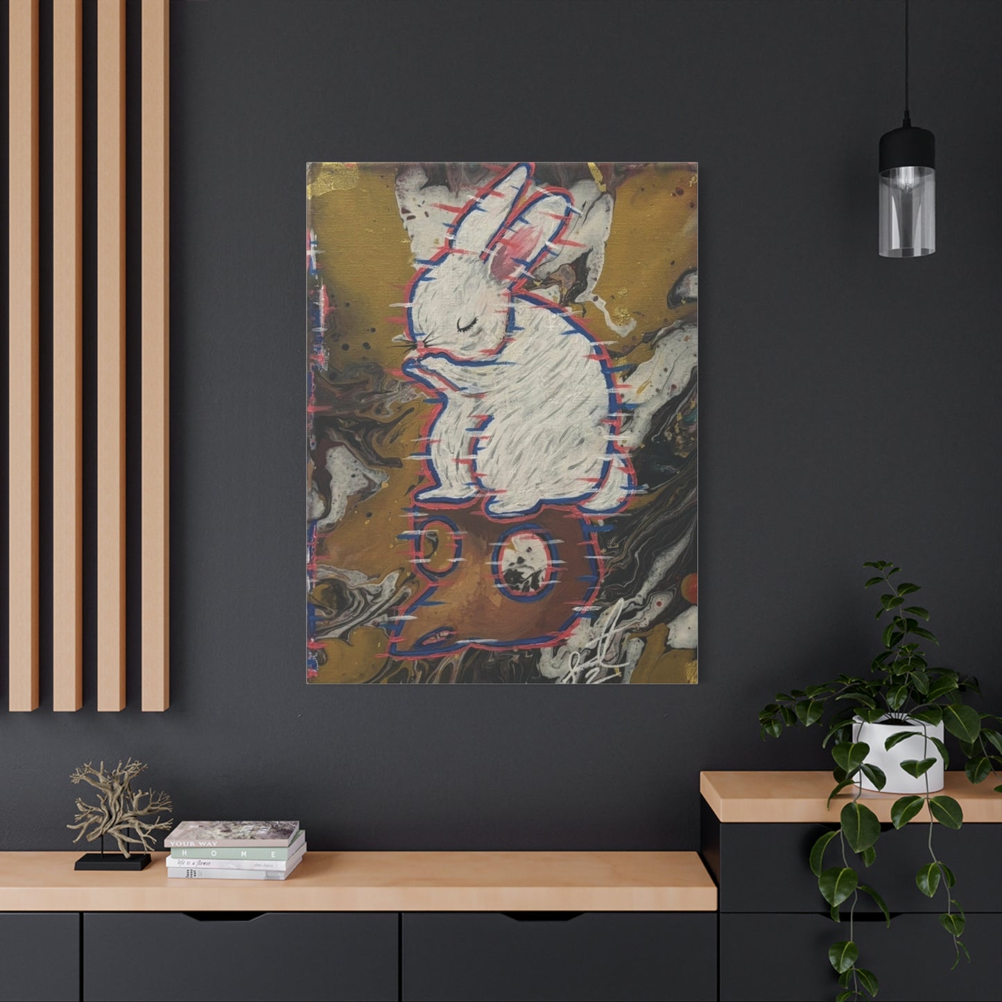 The Omen- Matte Canvas, Stretched, 1.25"