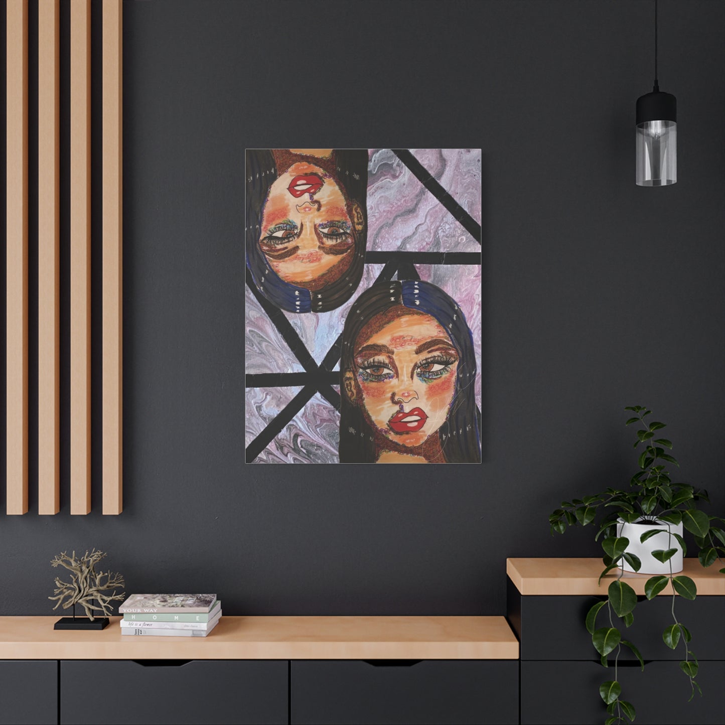 The Girl- Matte Canvas, Stretched, 1.25"