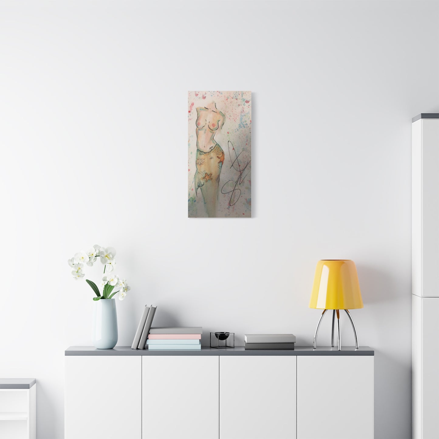 The Mermaid- Matte Canvas, Stretched, 1.25"