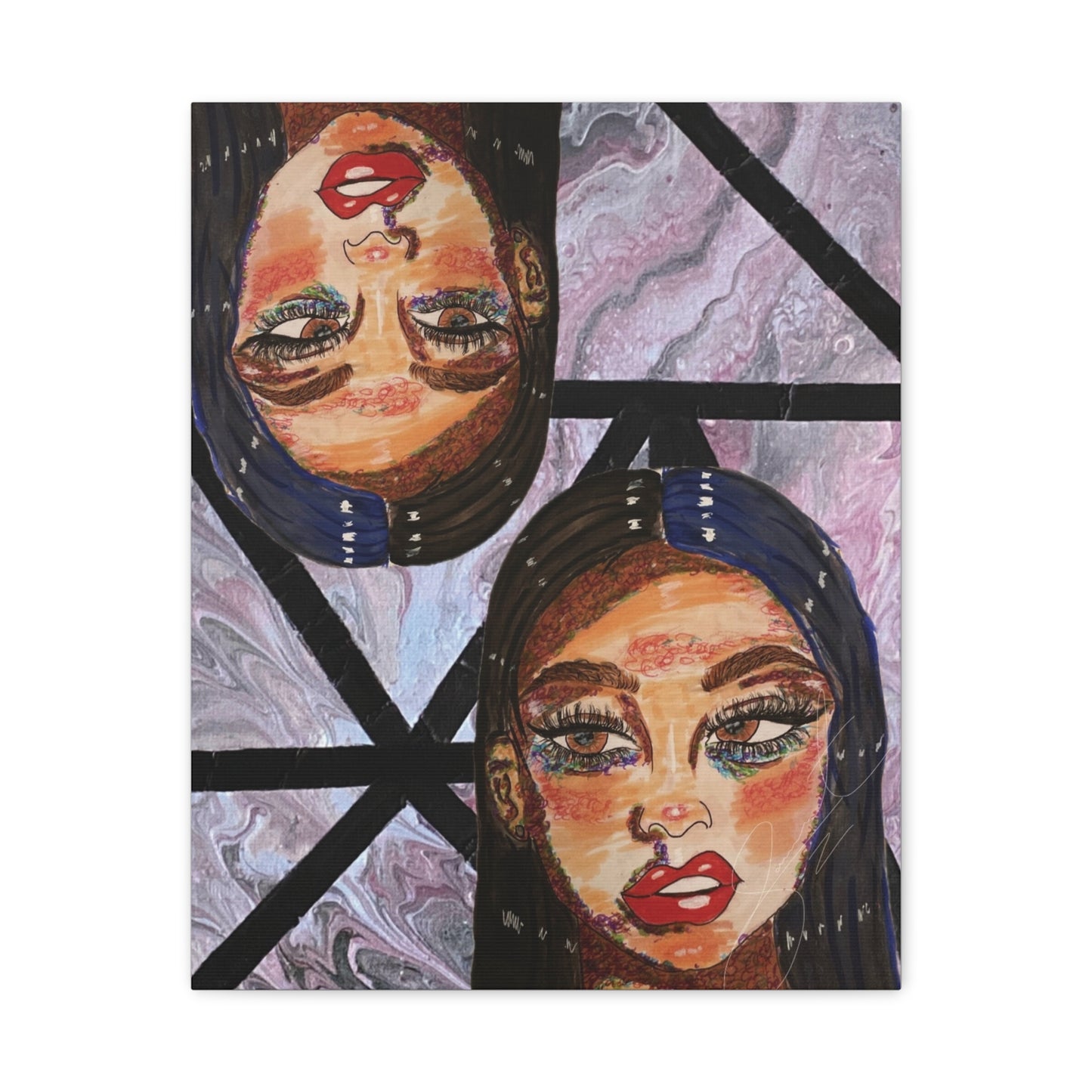 The Girl- Matte Canvas, Stretched, 1.25"