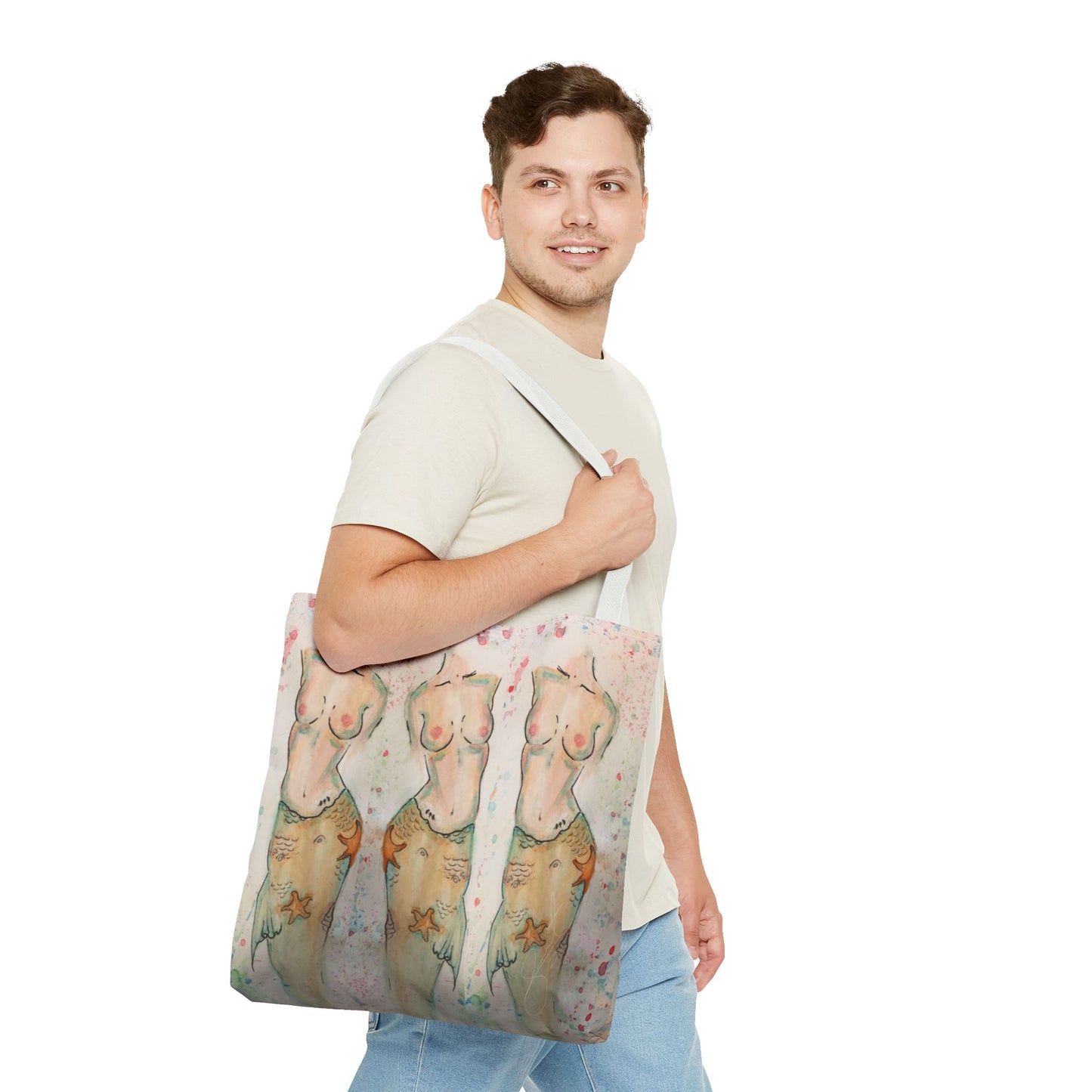 The Mermaid-Tote Bag (AOP)