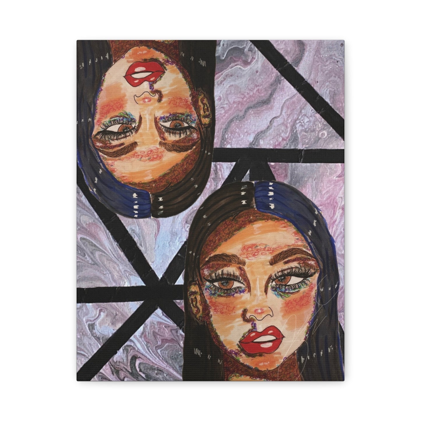 The Girl- Matte Canvas, Stretched, 1.25"