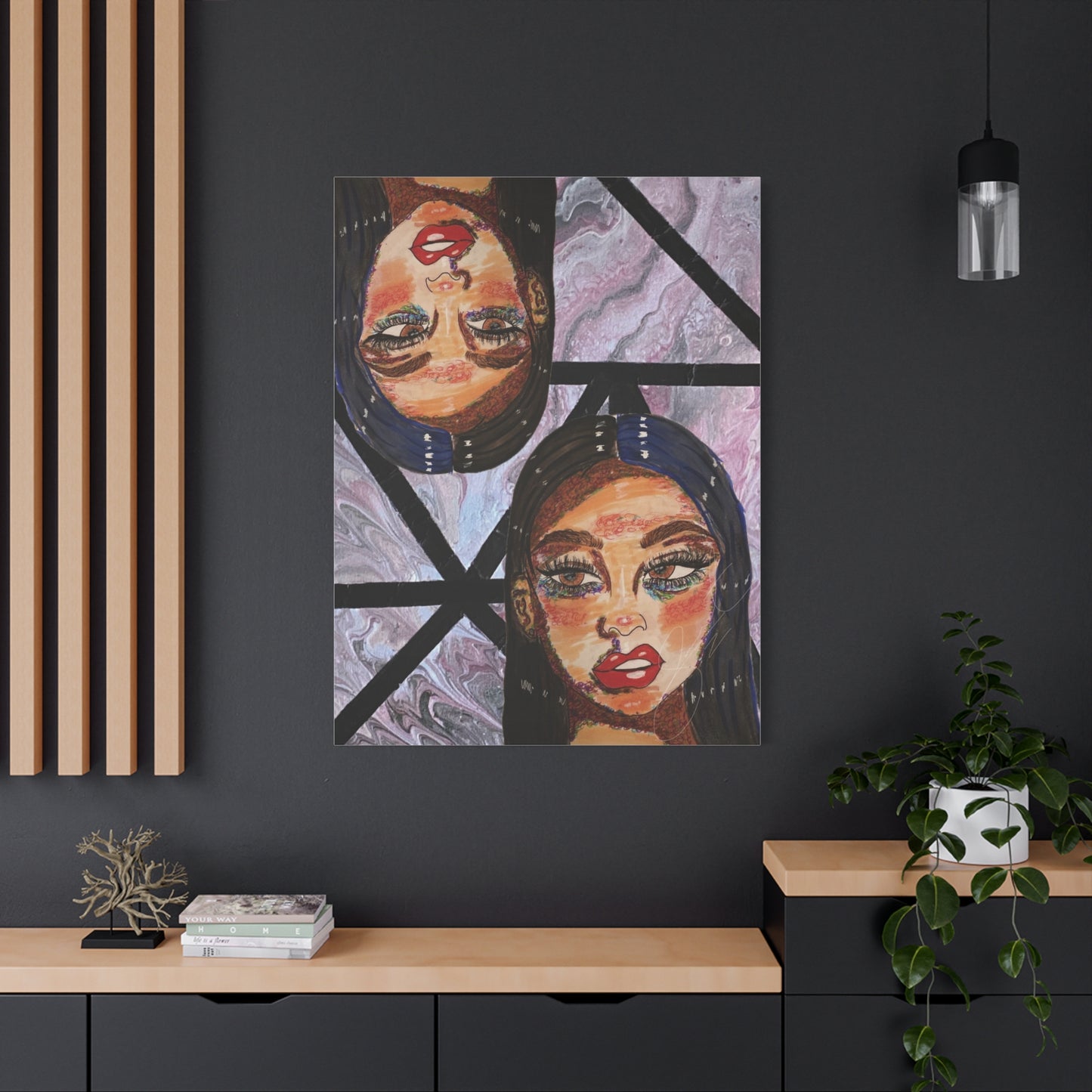 The Girl- Matte Canvas, Stretched, 1.25"