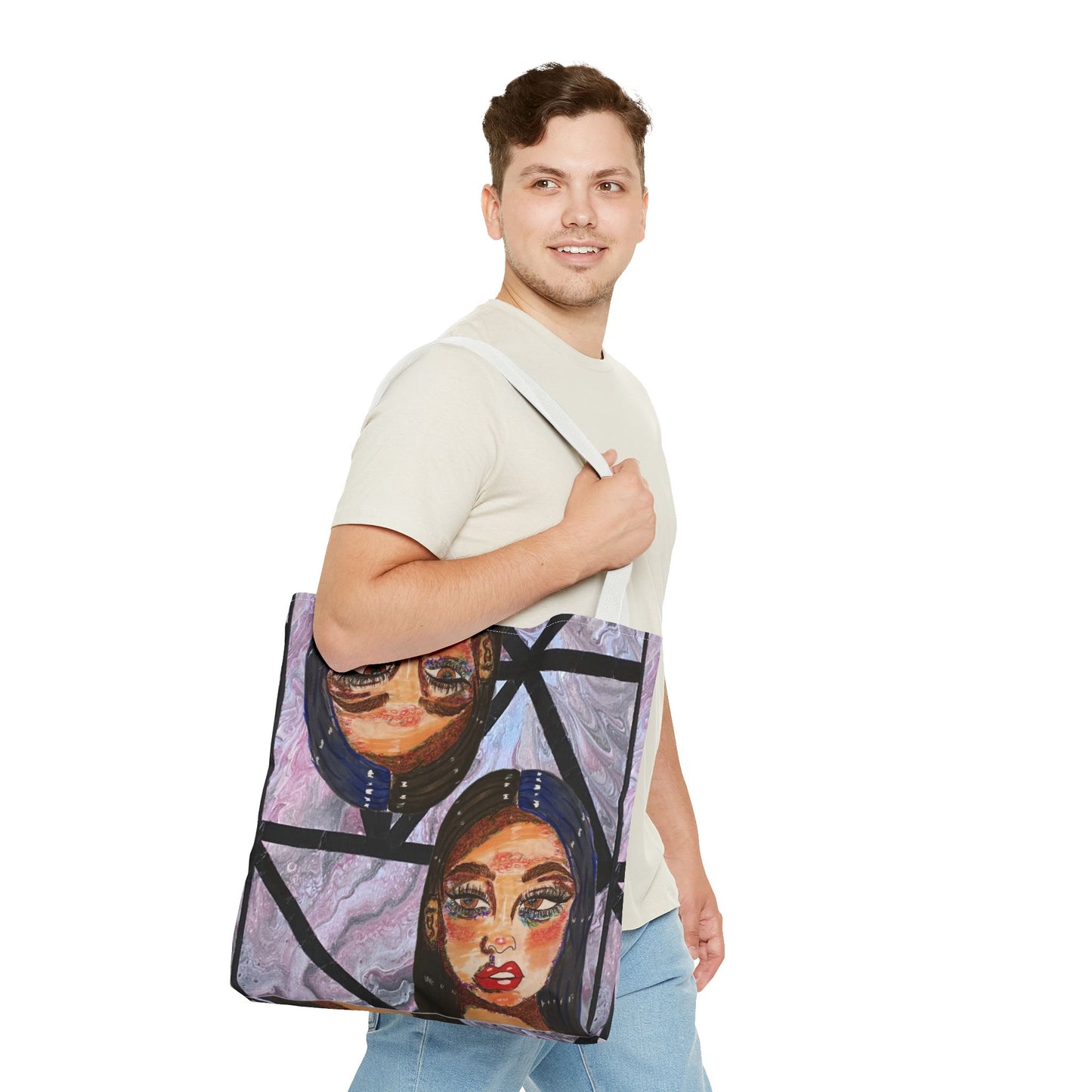 The Girl-Tote Bag (AOP)