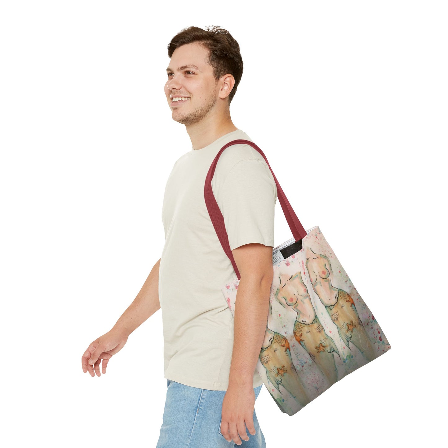 The Mermaid-Tote Bag (AOP)