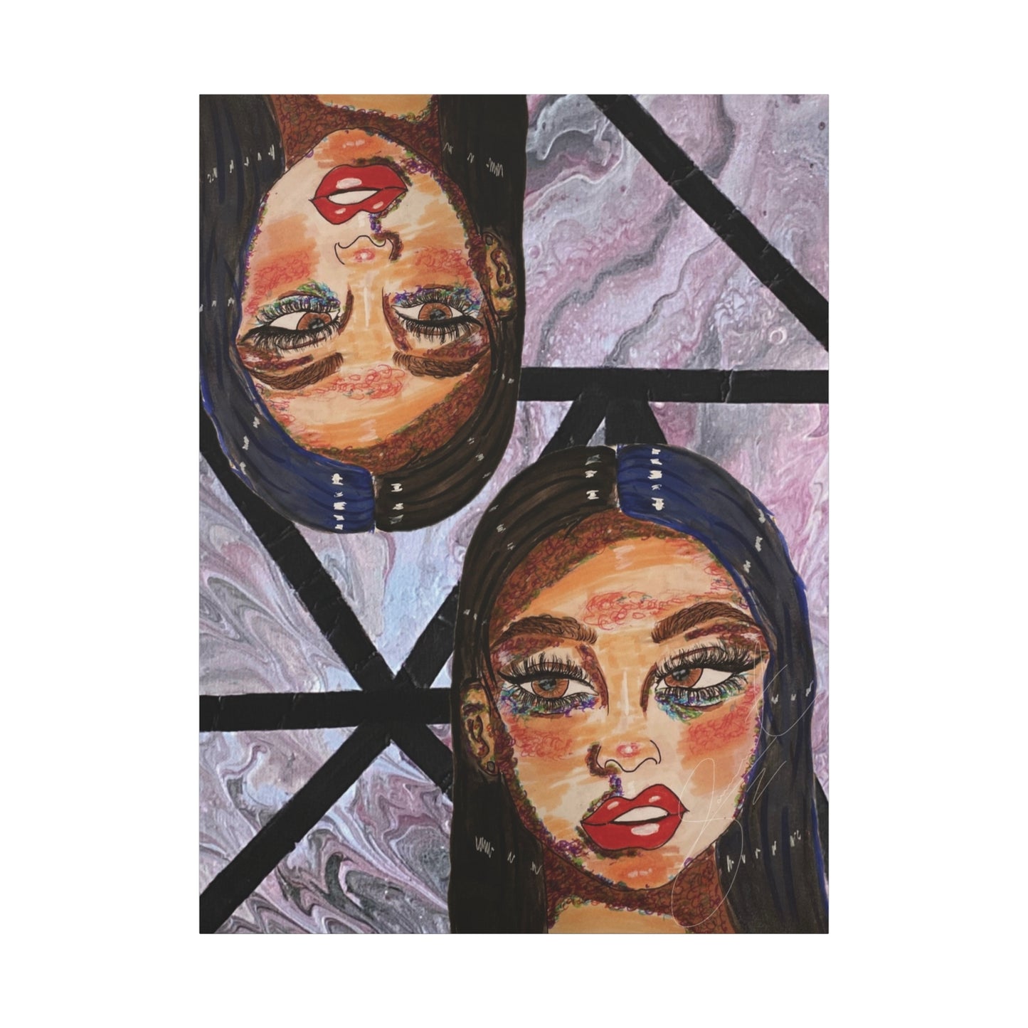 The Girl- Matte Canvas, Stretched, 1.25"